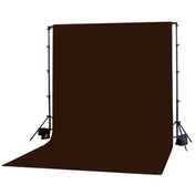 تصویر فون بک گراند قهوه ای مخمل Backdrop Brown 5×3 