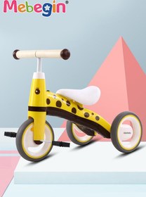 تصویر سه چرخه کودک کارتو با موزیک و صندلی راحت 