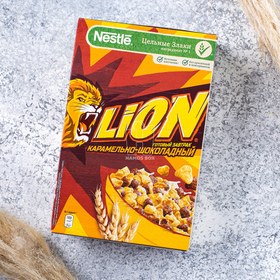 تصویر كرن فلكس نستله لیون کارامل و شکلاتی ۳۲۰ گرم Lion ا Nestle lione Cornflakes Nestle lione Cornflakes