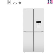 تصویر یخچال ساید بای ساید ایکس ویژن Side-by-side Xvision White refrigerator TF541-AWD