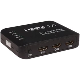 تصویر سوئیچ ۵ پورت HDMI کی نت پلاس مدل KP-SWHD2005 Knet Plus KP-SWHD2005 HDMI 5Port Switch