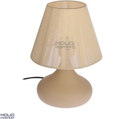 تصویر آباژور رومیزی موعود مدل ملیسا بزرگ کرم 