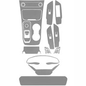 تصویر گلس و محافظ کابین شفاف ۱۶ تکه لاماری ایما 