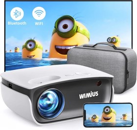 تصویر ویدیو پروژکتور WiMiUS مدل S25 قابل حمل 