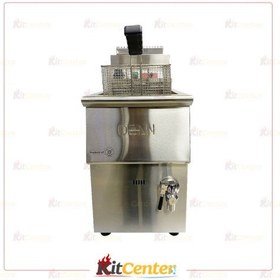 تصویر سرخ کن تک مخزن گازی ABA رومیزی مدل 17 لیتری شیرتخلیه دار 