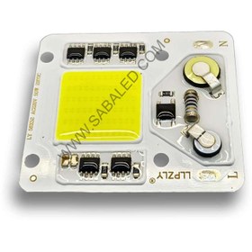 تصویر cob سنسوردار 50وات سفید 