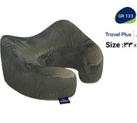 تصویر بالش مسافرتی گردنی پلاس مموری فوم گرین رست Greenrest memory foam plus neck travel pillow