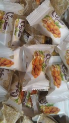 تصویر گز مخلوط (پسته و بادام 32%)فله ای 