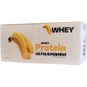 تصویر پروتئین وی33 گرم اولتراپاور پگاه طعم وانیلی ساشه12عدد Pegah Whey Protein Ultra Power 12 Pcs