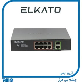 تصویر سوئیچ شبکه الکاتو مدل EL-1SB0820GP-120W سوئیچ شبکه الکاتو مدل EL-1SB0820GP-120W