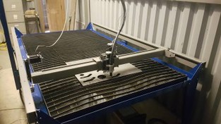 تصویر دستگاه CNC برش فلزات پلاسما کارگاهی 