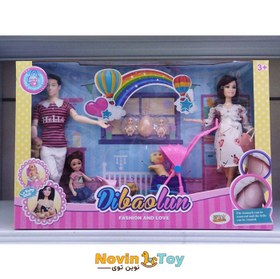 تصویر باربی حامله با خانواده 