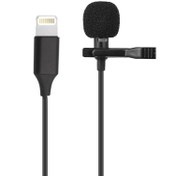 تصویر میکروفون یقه ای لاوالیر مدل GL120 با پورت لایتنینگ 