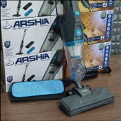 تصویر جاروبرقی ایستاده عرشیا مدل VC112-3369 با قابلیت تی کشی و قدرت مکش ۱۰۰۰ وات 