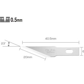 تصویر تیغ کاتر KB4-S/5 الفا OLFA تیغ-کاتر-kb4-s-5-اولفا-olfa