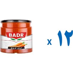 تصویر مربا هویج 300 گرم بدر کارتن 12 عدد 