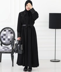 تصویر شومیز و دامن مشکی ساغر 