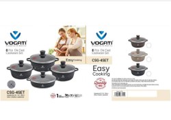 تصویر سرویس قابله گرانیت برند وگاتی سایز قابله 20-24-28 سایز ماهی تابه 28 