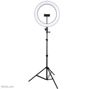 تصویر رینگ لایت HX-260 سایز ۲۶ سانتی متر به همراه سه پایه 
