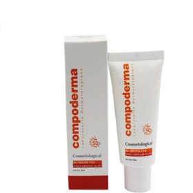 تصویر کرم ضد آفتاب SPF50 پوست خشک کامپودرما حجم 40 میلی لیتر Compoderma Spf50 Sunscreen Cream For Dry Skin 40 ml