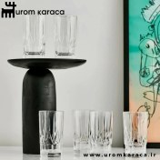 تصویر سرویس لیوان ۲۴ پارچه RCR کاراجا (ساخت ایتالیا) RCR karaca turin Karaca bardak seti