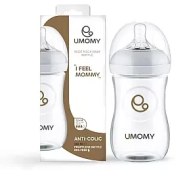 تصویر شیشه شیر پلی پروپیلن دهانه عریض یومامی 260 سفید 