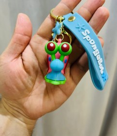 تصویر جاکلیدی حلزون باب اسفنجی SpongeBob snail keychain