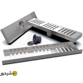 تصویر کفشور خطی مشبک 80 سانت تمام استیل شیدور M80SH 