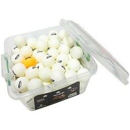 تصویر توپ پینگ پنگ نارنجی تنیس روی میز 3 ستاره غیر از 100 خرید سفید کیوا Ciwaa 