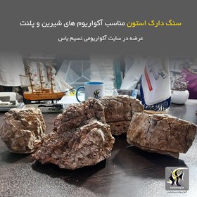 تصویر سنگ دارک استون دیزاین آکواریوم و تراریوم stone for aquarium