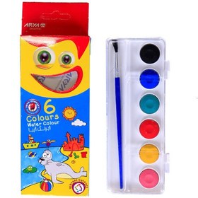 تصویر آبرنگ 6 رنگ آریا 