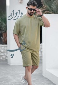 تصویر تیشرت و شلوارک بیسکوییتی 