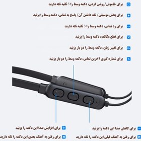 تصویر هندزفری بلوتوثی h138_2, هندزفری گردنی سبک نگهداری شارژ تا ۱۶ ساعت h138_2 hedphon