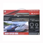 تصویر قطار سریع‌السیر با ریل 
