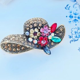 تصویر گلسینه کلاه سیاه قلم ۲رنگ 