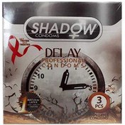 تصویر کاندوم تاخیری 3عددی شادو ا Shadow Delay professional Condom 3pcs Shadow Delay professional Condom 3pcs