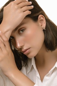 تصویر گوشواره برگ زیتون 