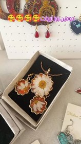 تصویر نیم ست بابونه سفید 