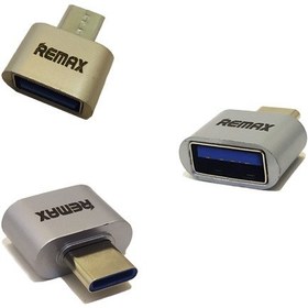تصویر مبدل Type-C به USB ریمکس وزن سنگین ا Remax Type-C to USB code 1302 Remax Type-C to USB code 1302