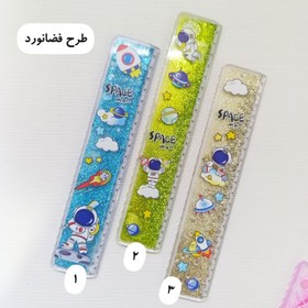 تصویر خط کش آکواریومی قهرمانان اونجرز یک عدد مطابق عکس با طرح رندومی