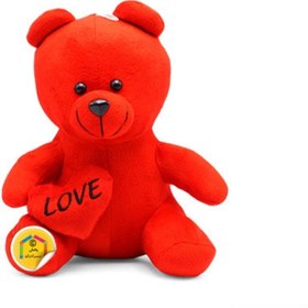 تصویر عروسک خرس love سایز ۲ Love bear doll size2