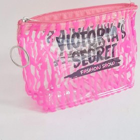 تصویر کیف فانتزی طلقی آرایشی شماره ا Victorias Secret Cosmetic Fancy Bag No1 Victorias Secret Cosmetic Fancy Bag No1