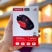 تصویر ماوس بی سیم ترانیو مدل T-MW3 گیمینگ با طراحی ارگونومیک 