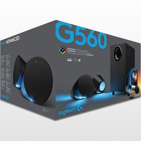 تصویر اسپیکر مخصوص بازی لاجیتک مدل G560 ا Logitech G560 gaming speaker Logitech G560 gaming speaker
