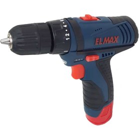 تصویر دریل شارژی چکشی المکس 12 ولت لیتیوم-صنعتی مدل C.D233 12V industrial lithium hammer drill ELMAX