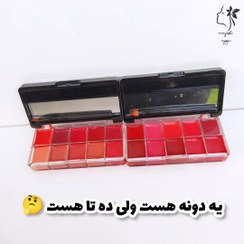 تصویر پالت رژ وایولت مدل 10 رنگ اورجینال- VIOLET VIOLET-10 COLOR LIP STICK