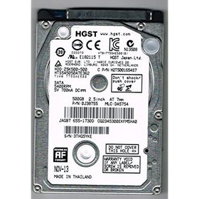 تصویر هارد اینترنال اچ جی اس تی مدل Z5K500-500 ظرفیت 500 گیگابایت HGST Z5K500 Internal Hard Drive 500GB