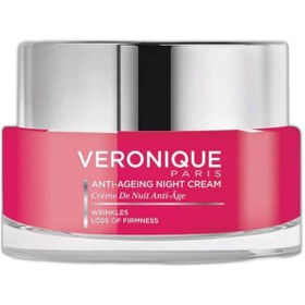 تصویر کرم شب بهبود دهنده چروک ورونیک 50 میل Veronique Anti Ageing Night Cream 50 ml