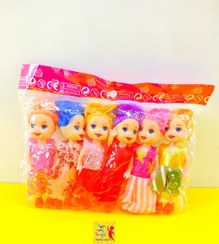 تصویر عروسک کوچک جاسویچی ۱۱ سانت پک ۶ تایی 