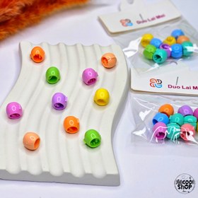 تصویر مهره مو رنگی 